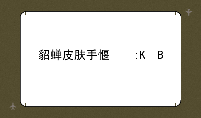 貂蝉皮肤手感排名