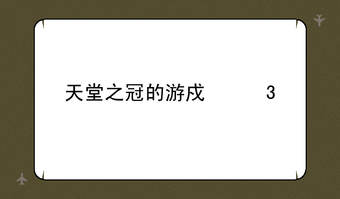 天堂之冠的游戏职业
