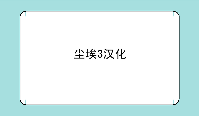 尘埃3汉化